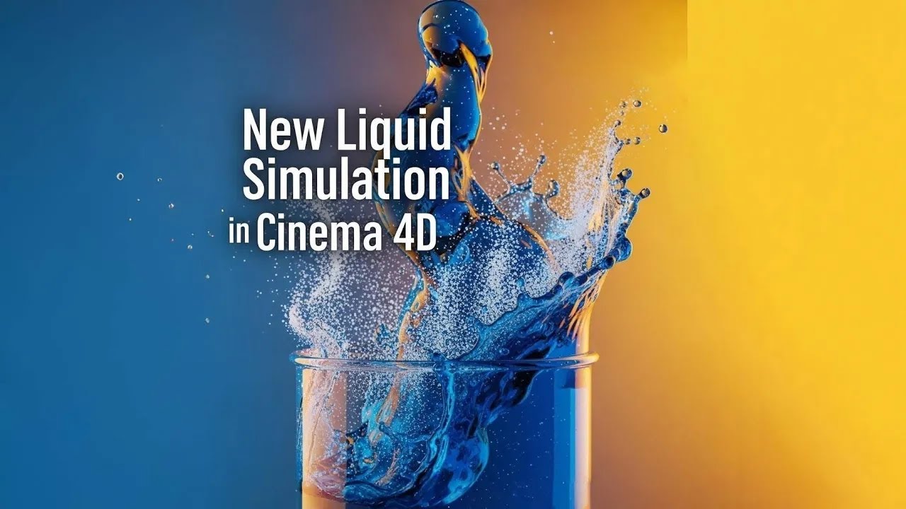 Liquid Simulation in Cinema 4D 2025.3