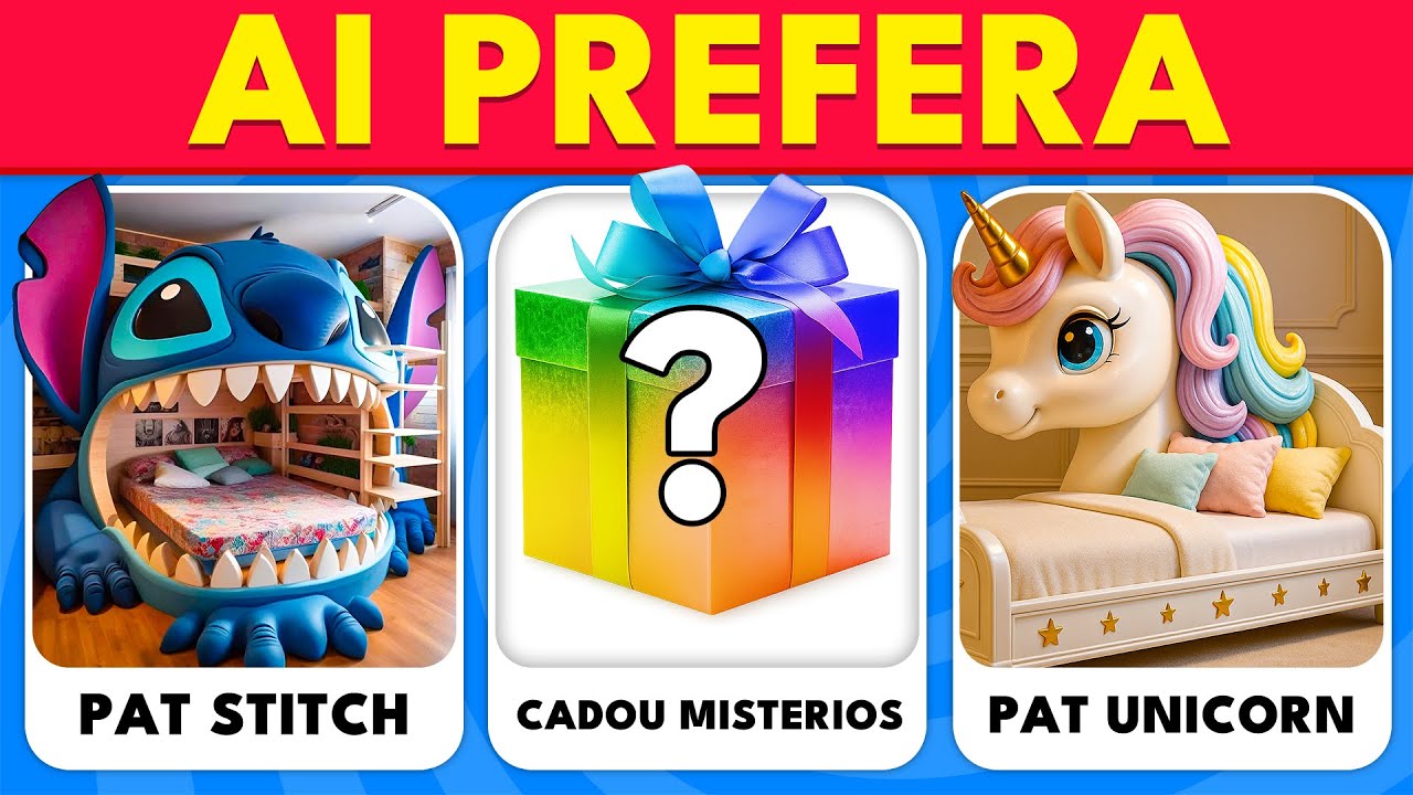 Ai Prefera...? Ediția Cadou Misterios de LUX 🎁💎🌈 - Beaver Quiz - RO