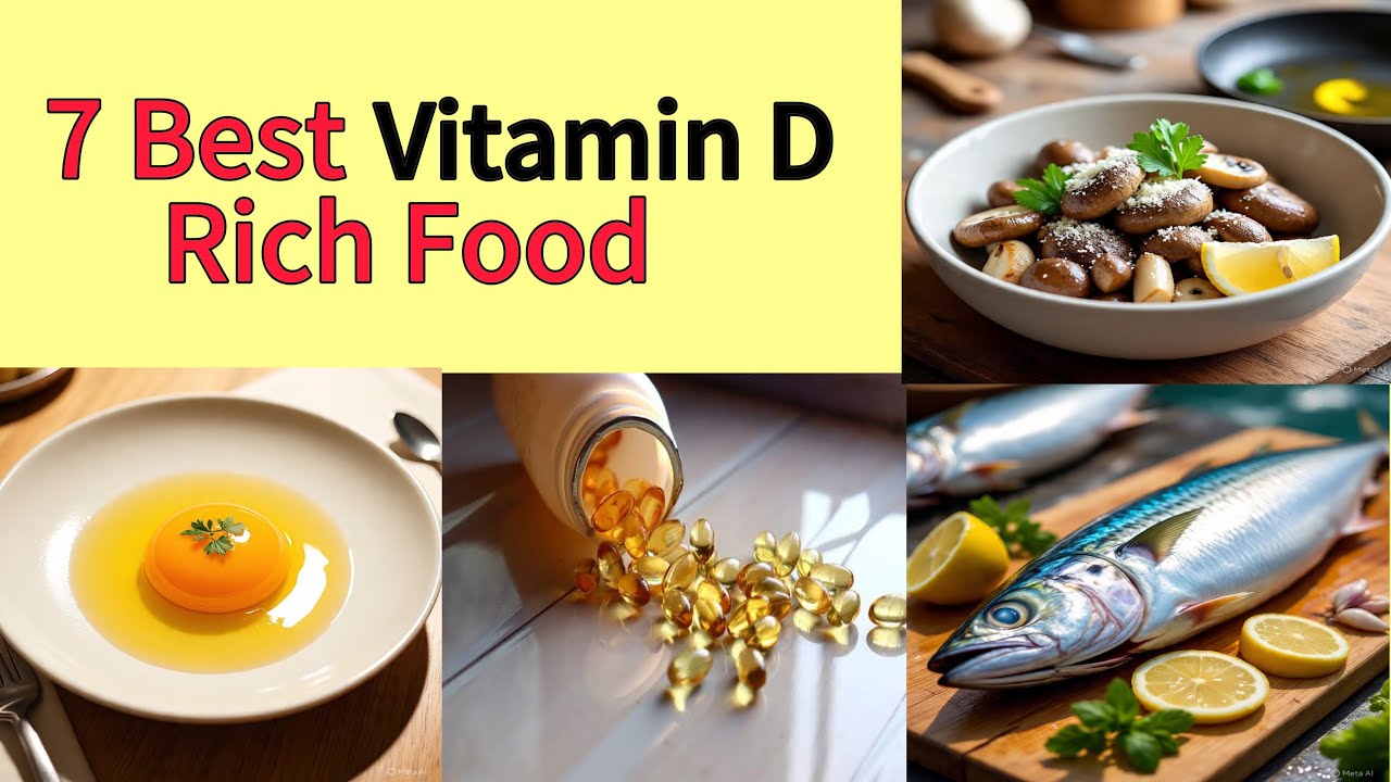 Vitamin D / Vitamin d food list / high vitamin D foods