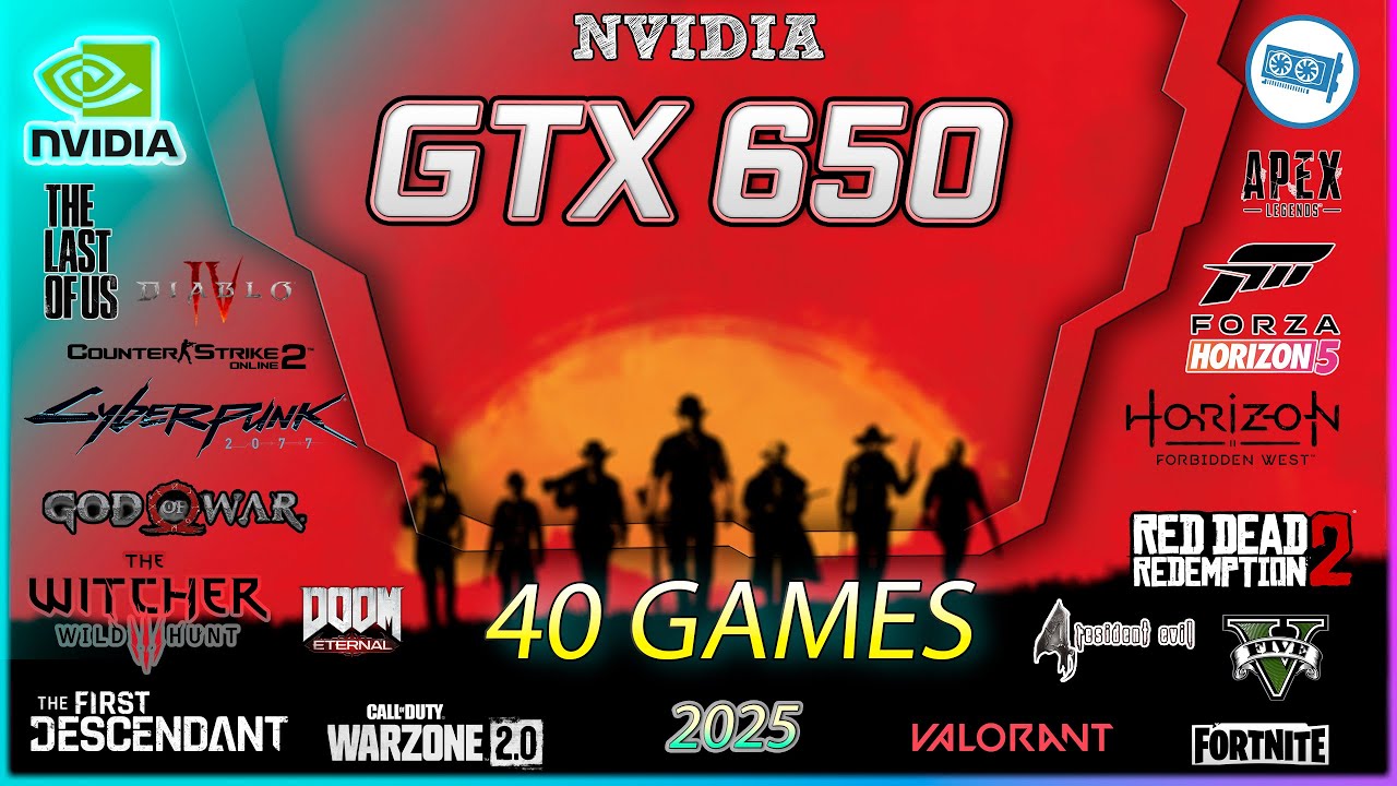 NVIDIA GeForce GTX 650 in 40 GAMES  | Gaming Tests 2025