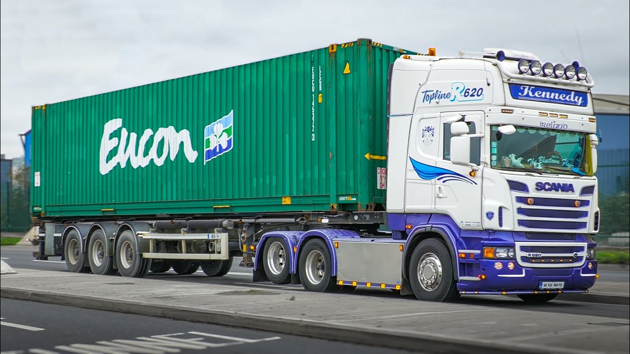 Non-Stop Trucks at Ireland's Busiest Port | 4K Truck Spotting