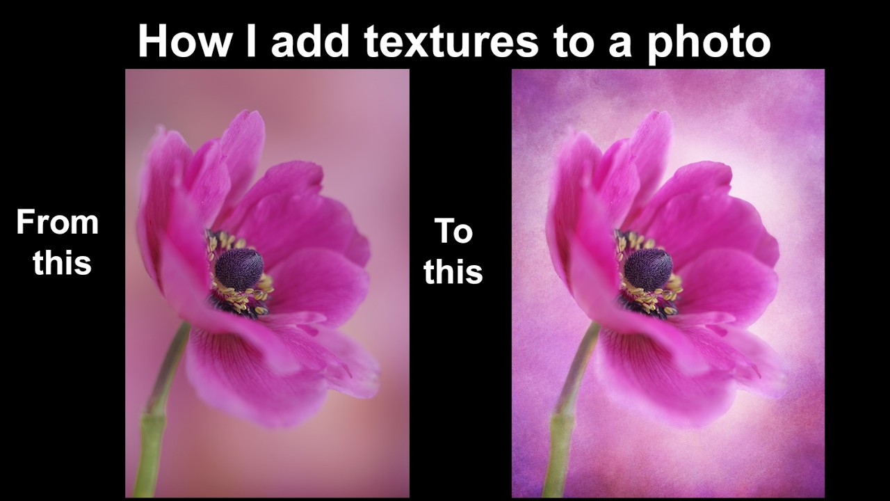 How I add textures to a photo