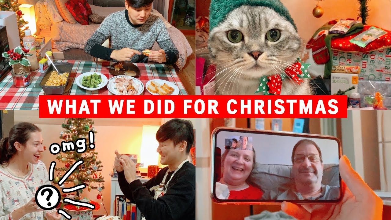 Our Korean/Canadian Christmas 🎄 한국&캐나다 국제부부의 크리스마스 선물 언박싱!