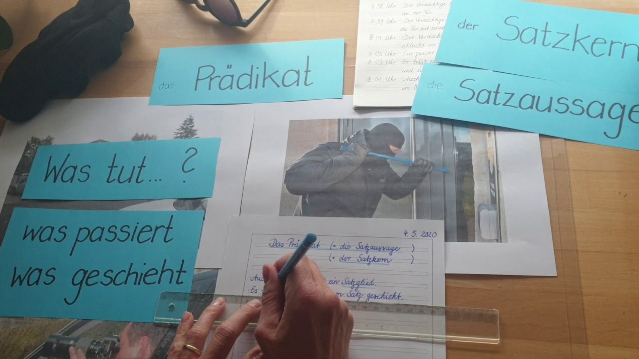 Kommissar Kluge beobachtet - Was tut der Verd&auml;chtige? (Das Pr&auml;dikat)