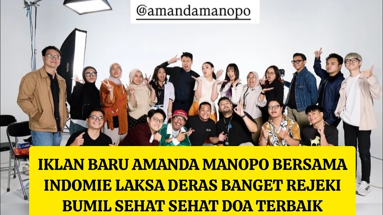 IKLAN BARU AMANDA MANOPO BERSAMA INDOMIE LAKSA DERAS BANGET REJEKI BUMIL SEHAT SEHAT DOA TERBAIK