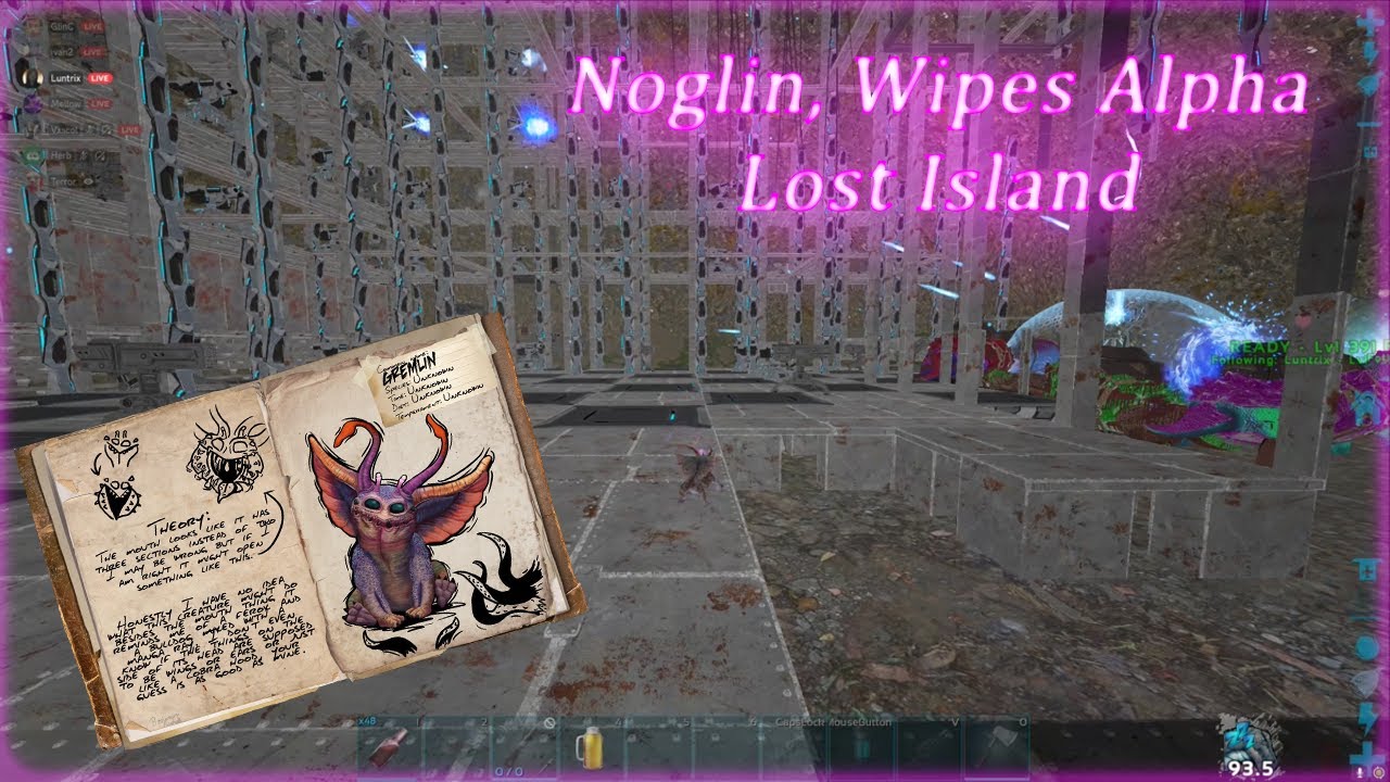 Raiding "Alpha" Lost Island Noglin Edition ARK | Small Tribes | PC