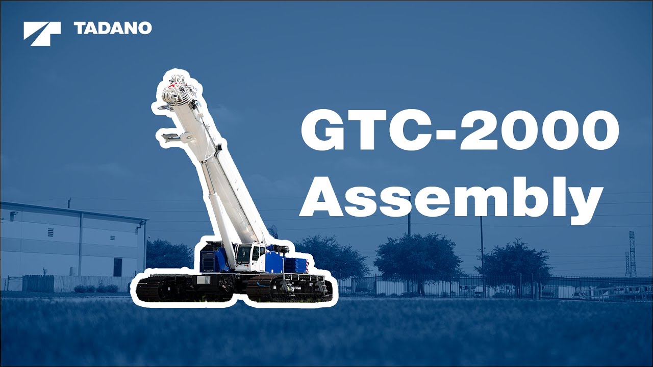 GTC-2000 Assembly | Tadano GTC-2000 Teleboom Crawler Crane