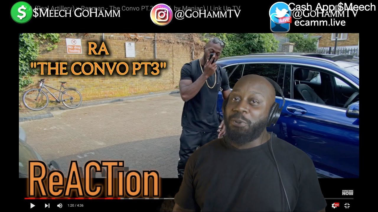 American Reacts | RA (REAL ARTILLERY) x RAPMAN - The Convo PT 3 [GoHammTV]