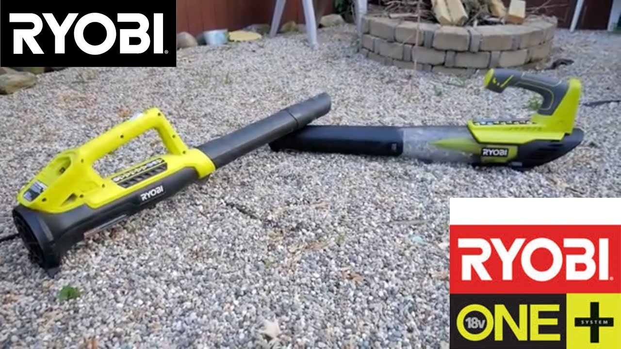Сравнение и обзор воздуходувки Ryobi ONE + 18 В
