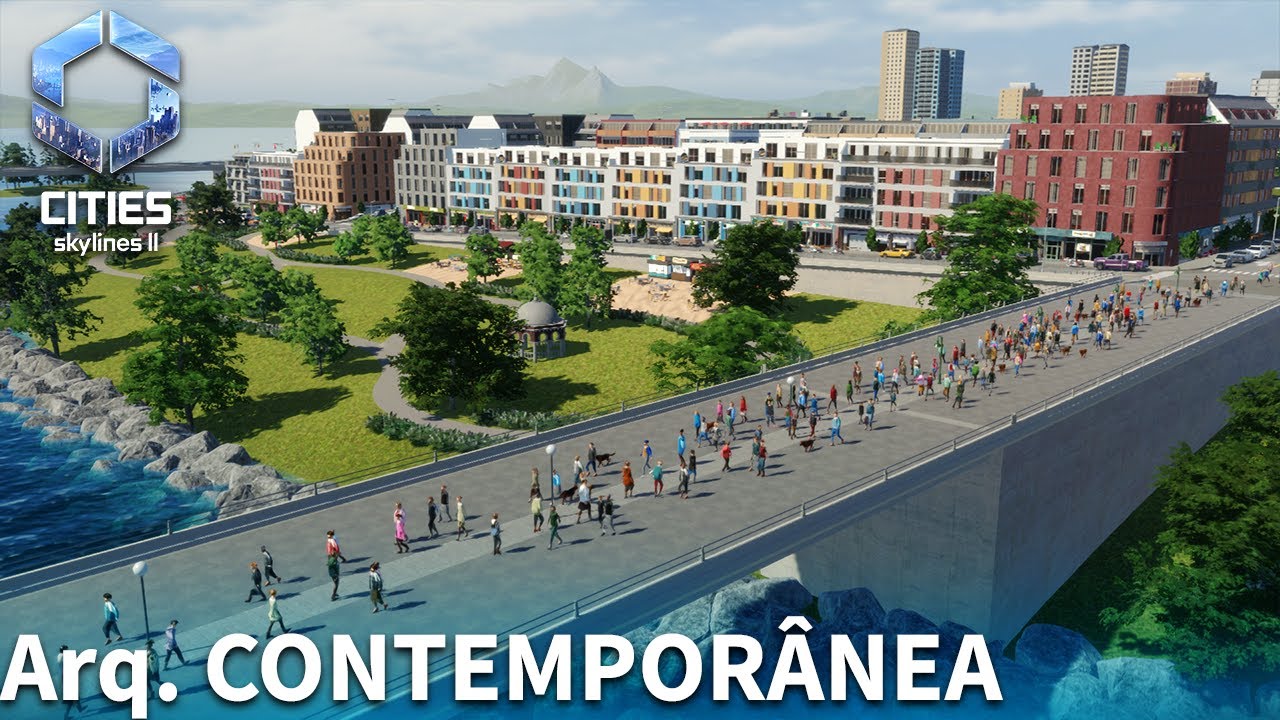 #24 | BAIRRO MODERNO NOS ARREDORES DA ESTAÇÃO [Cities: Skylines 2]
