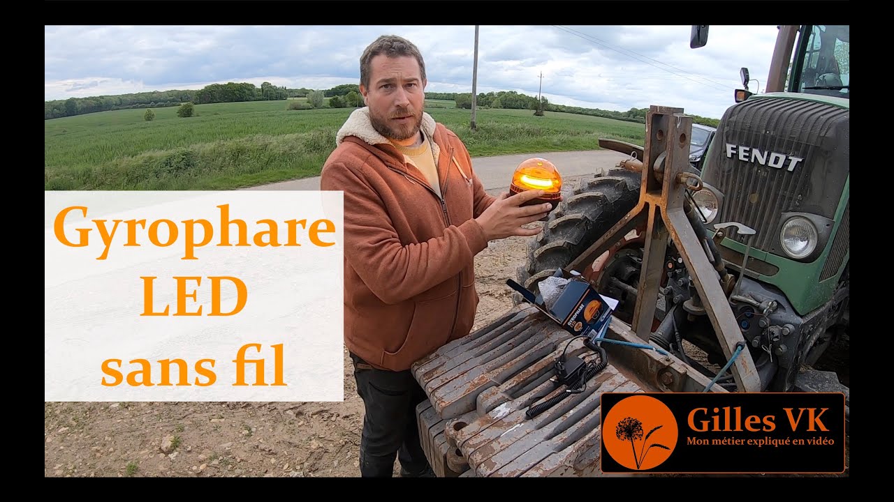 Unboxing : un gyrophare à LED sans fil !