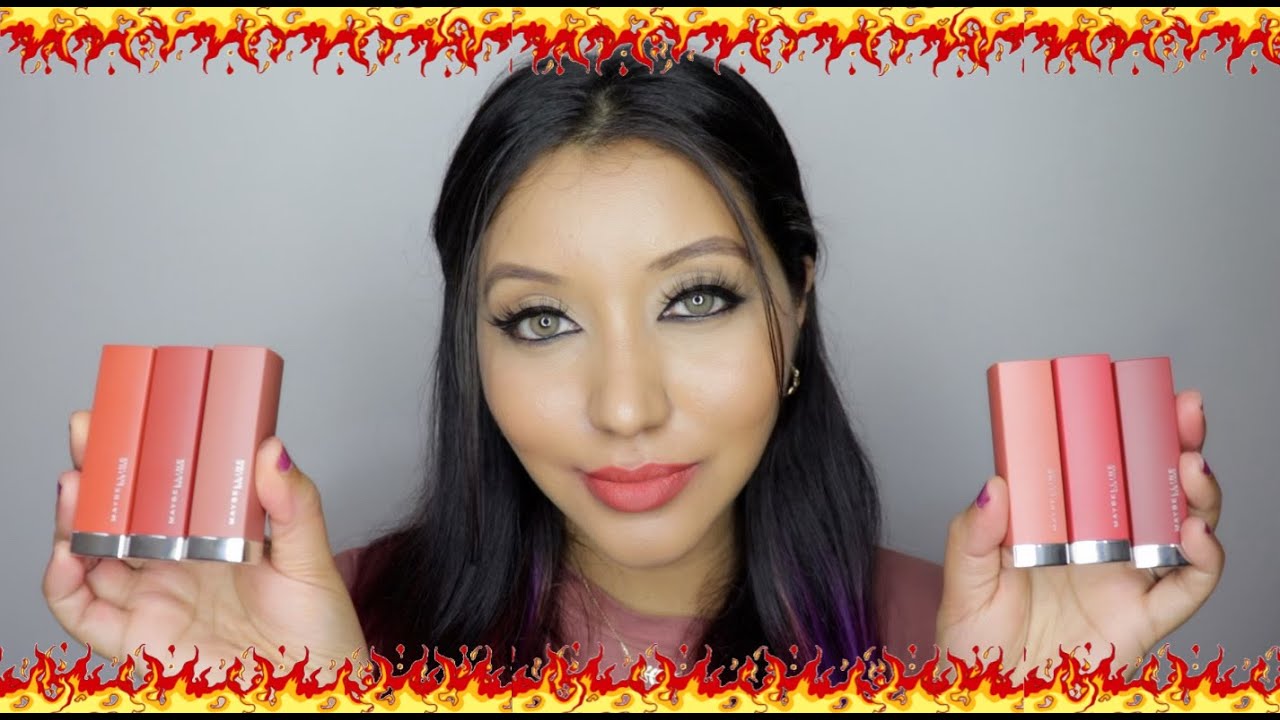 NEW Maybelline City Heat The Bricks Collection Lip Swatches