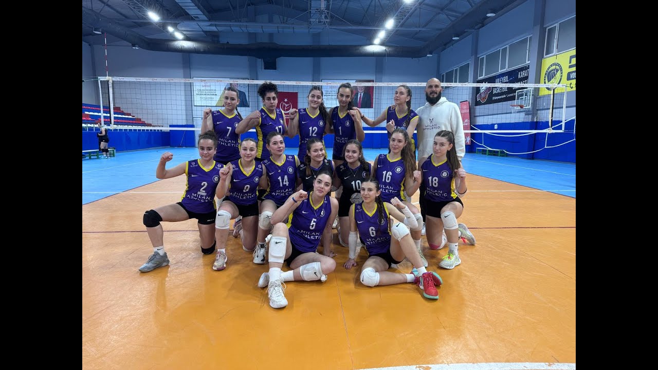 2 .SET MİLAN ATLETİK - ANADOLU SMAÇ GENÇ KIZ VOLEYBOL TAKIMLARI GRUP MAÇI