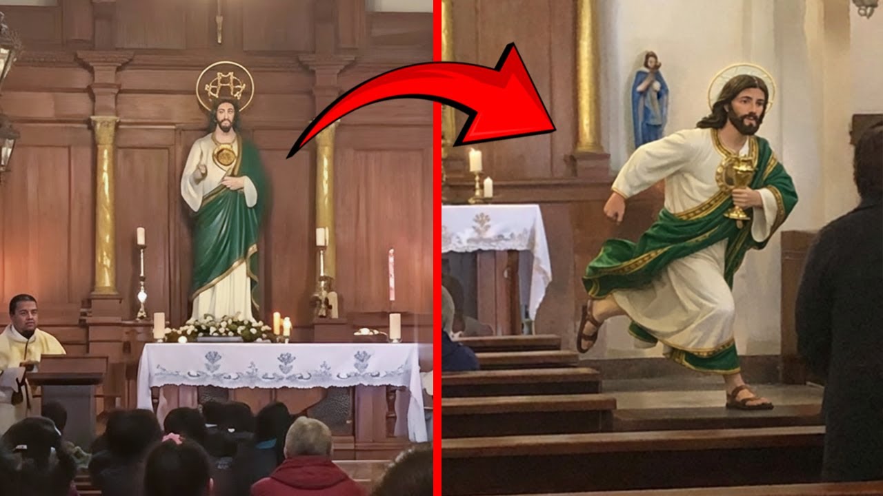 700-Year-Old Sacred Crucified Christ Statue Moved Recently! Watch Before They Delete It!