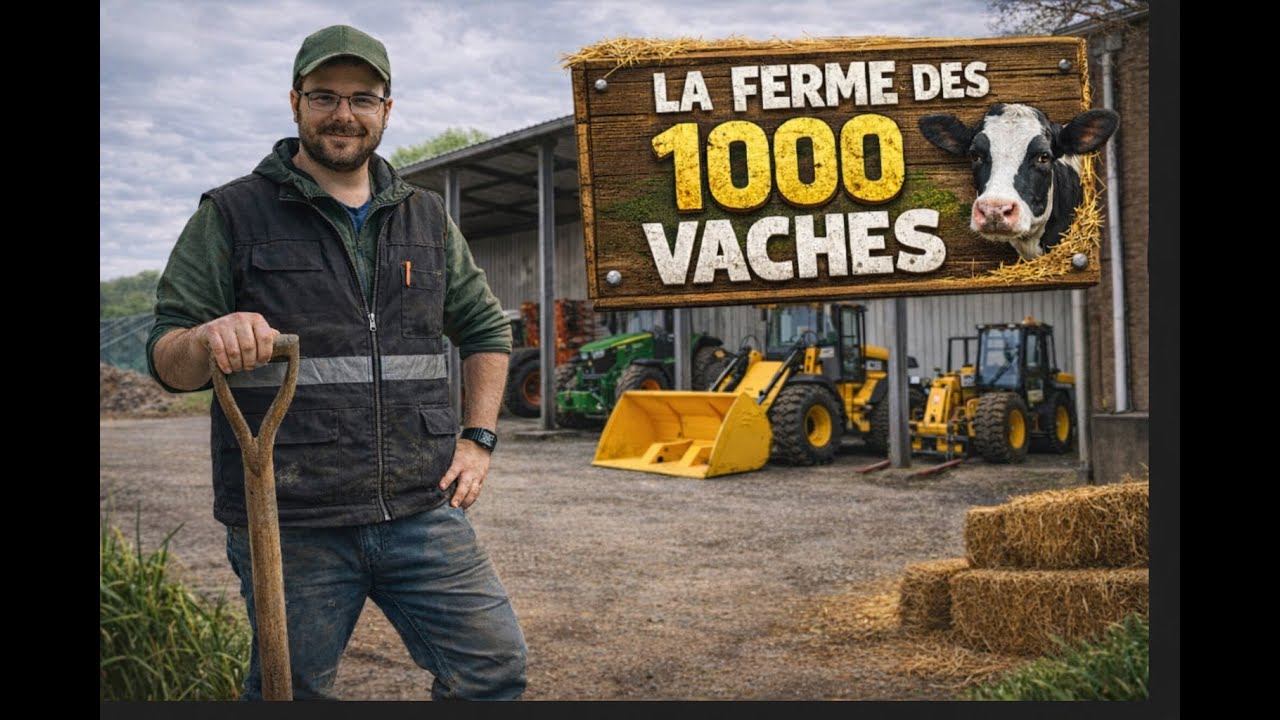 ⭕️ Live - Petit tour a la ferme des 1000 vaches !!!
