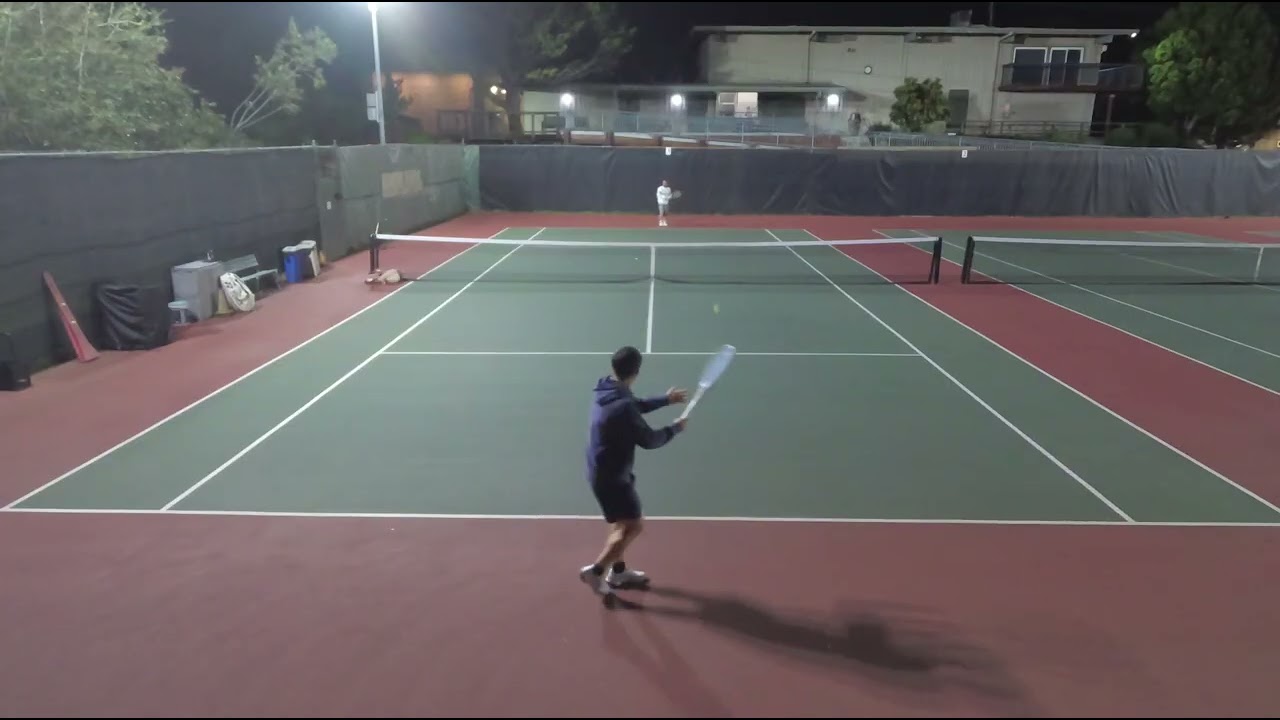 Tennis Practice 1/29/2026 with Sam