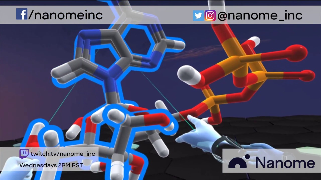 Nanome Twitch Clips: Caffeine, Adenosine, and ATP