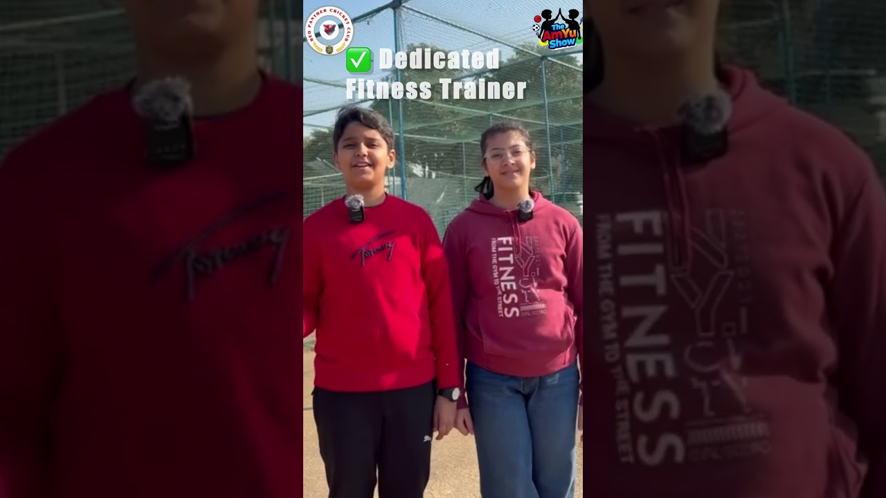 The AmYu Show Kids visit Red Panthers Cricket Academy in Kundli Sonipat 