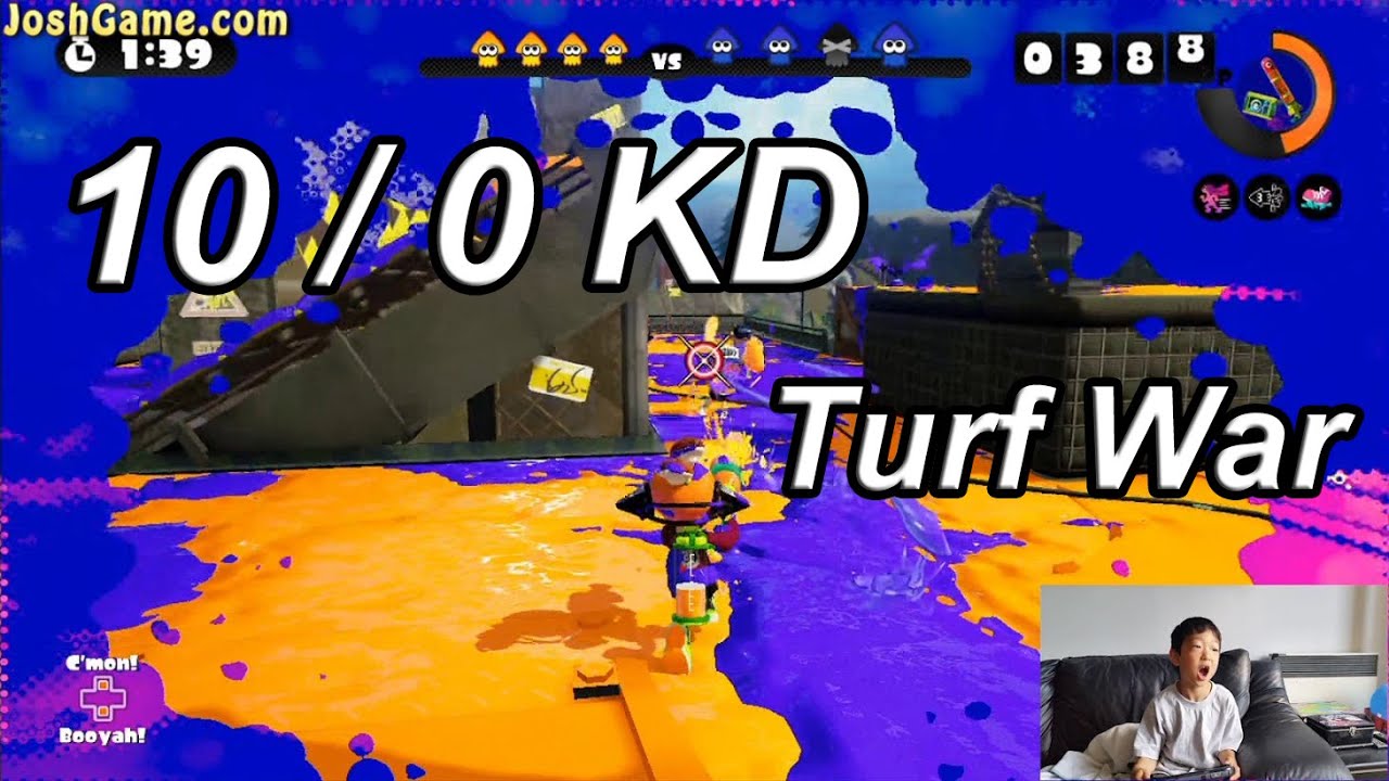 10/0 KD Splatoon Piranha Pit Turf War Gameplay (Wasabi Splattershot)