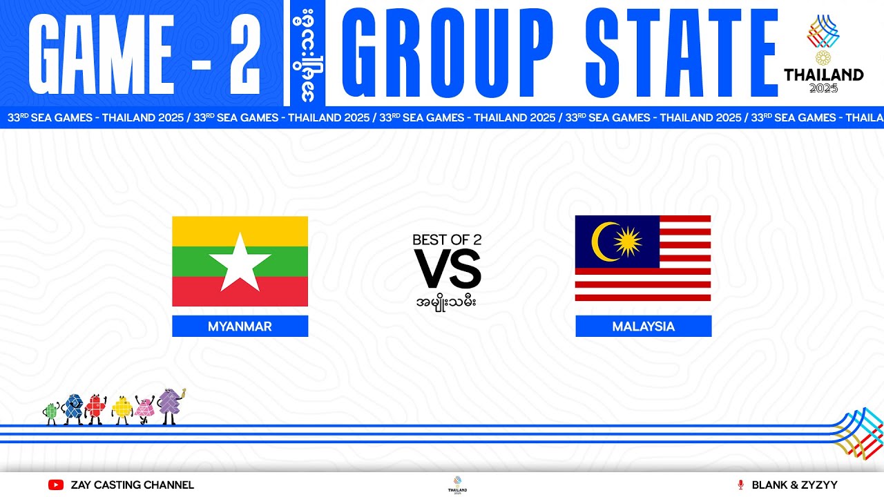 [Game - 2] Myanmar Vs Malaysia | SEA GAMES Thailand 2025 - Women's