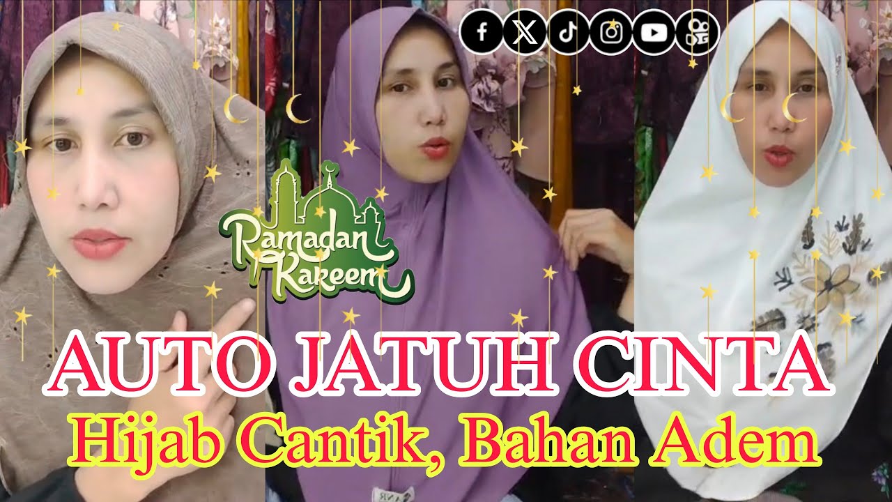 Persiapan Lebaran Lebih Cantik ✨ Beli Hijab Shoping Bandung Gamis, Motif banyak Pilihan