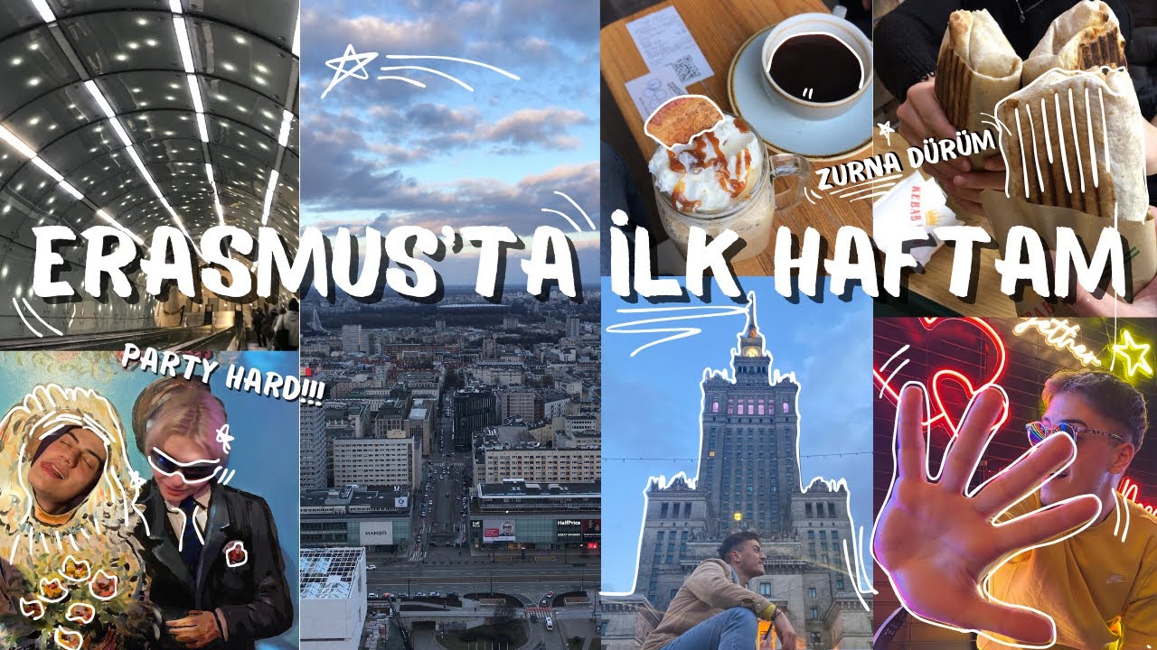 ERASMUS'TA İLK HAFTAM I DELİ GİBİ PARTİLEDİK I 4 DENEMEDE BANKA HESABI AÇAMAMA I POLONYADA BİR GÜNÜM