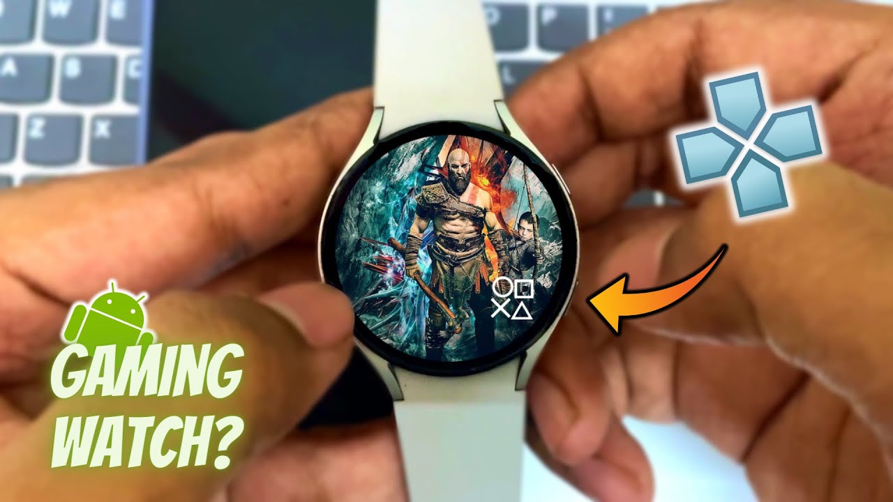 PPSSPP Emulator on Galaxy Watch 4 - God Of War TEST!