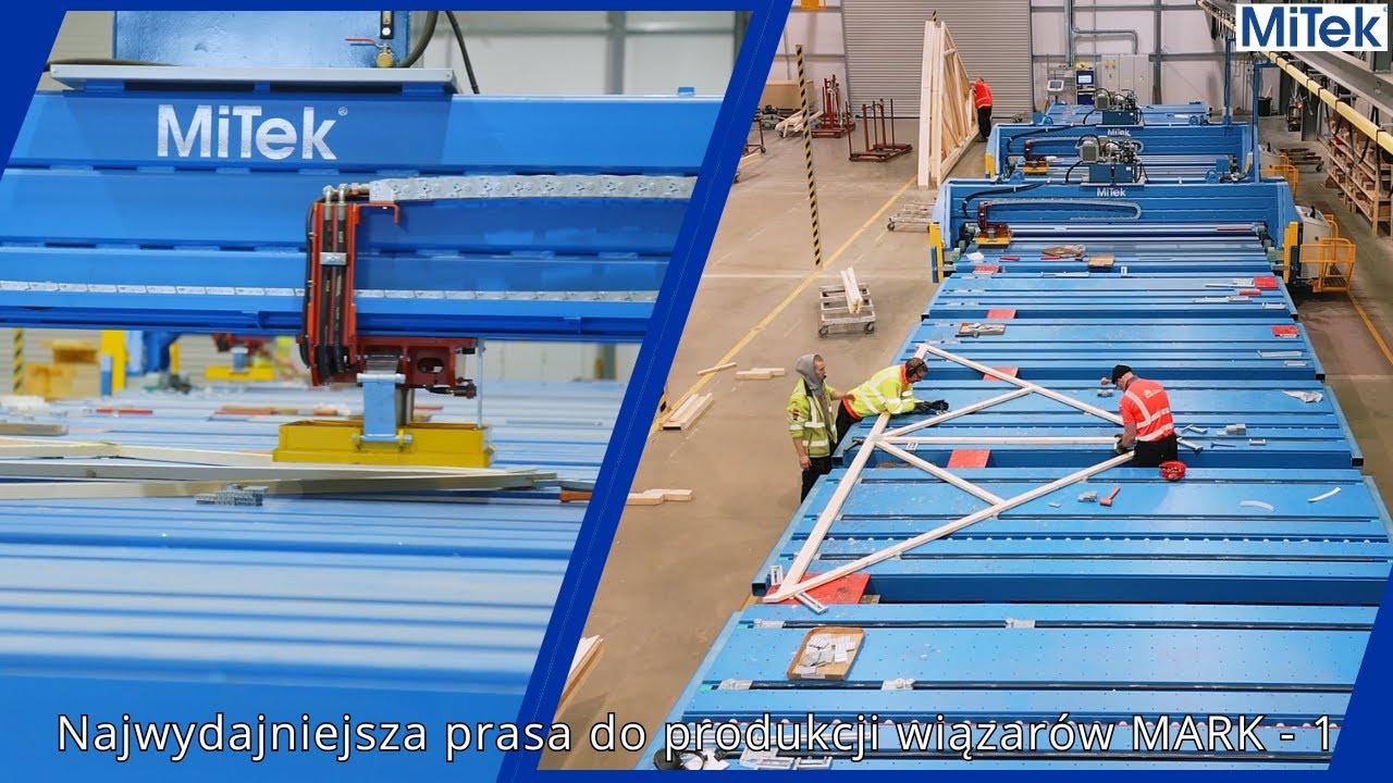 Najwydajniejsza prasa do produkcji wiązar&oacute;w MARK 1.