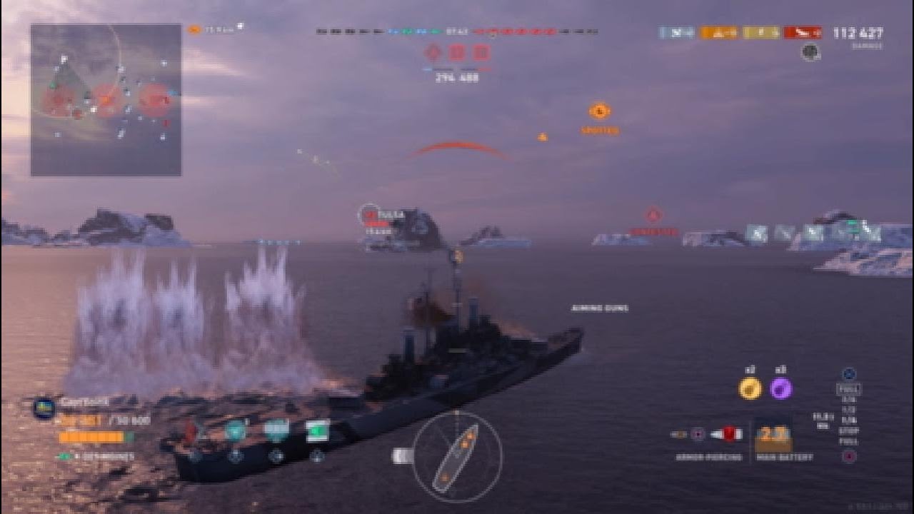 World Of Warships - Legends: Des Moines Game Of Throws!