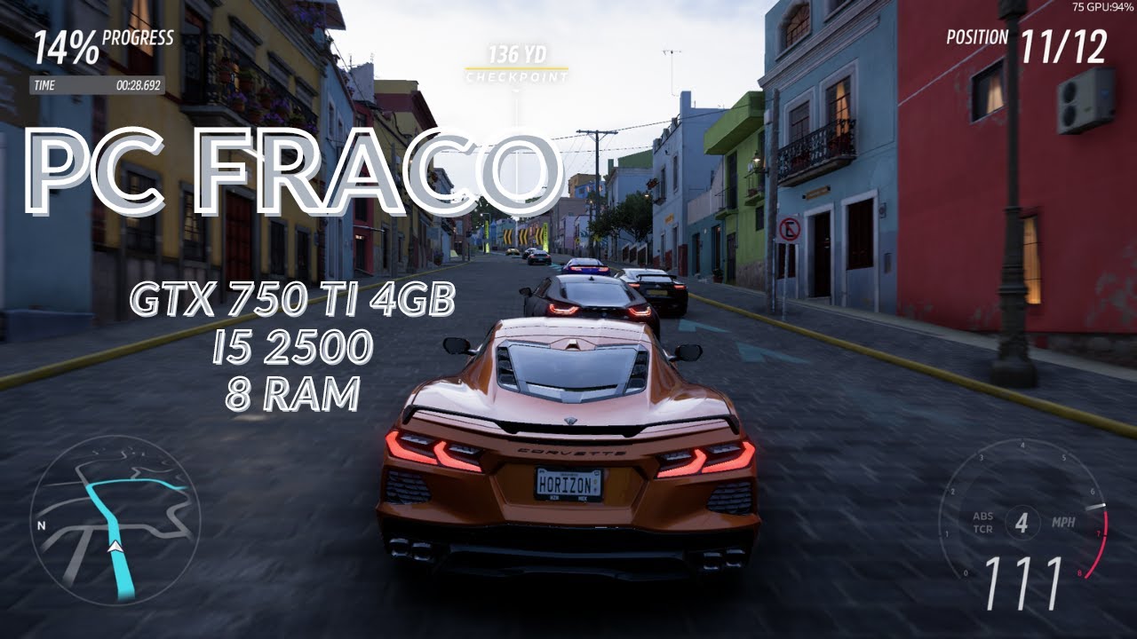 FORZA 5 NA GTX 750 TI E I5 2500 #pcfraco