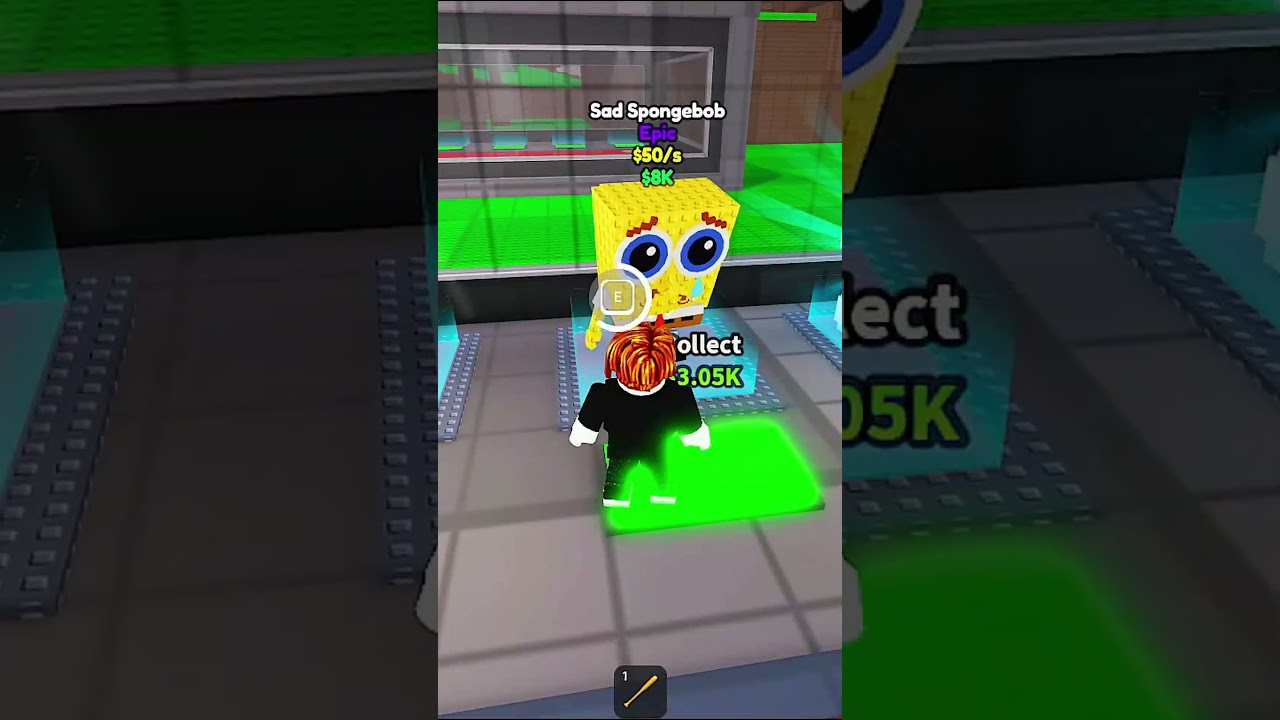 I stole his epic Sad Spongebob Meme 😂 Steal a Meme 🤑#roblox #shorts