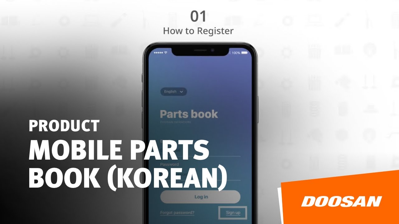 Doosan Infracore Presents: Mobile Parts Book (Korean Subs)