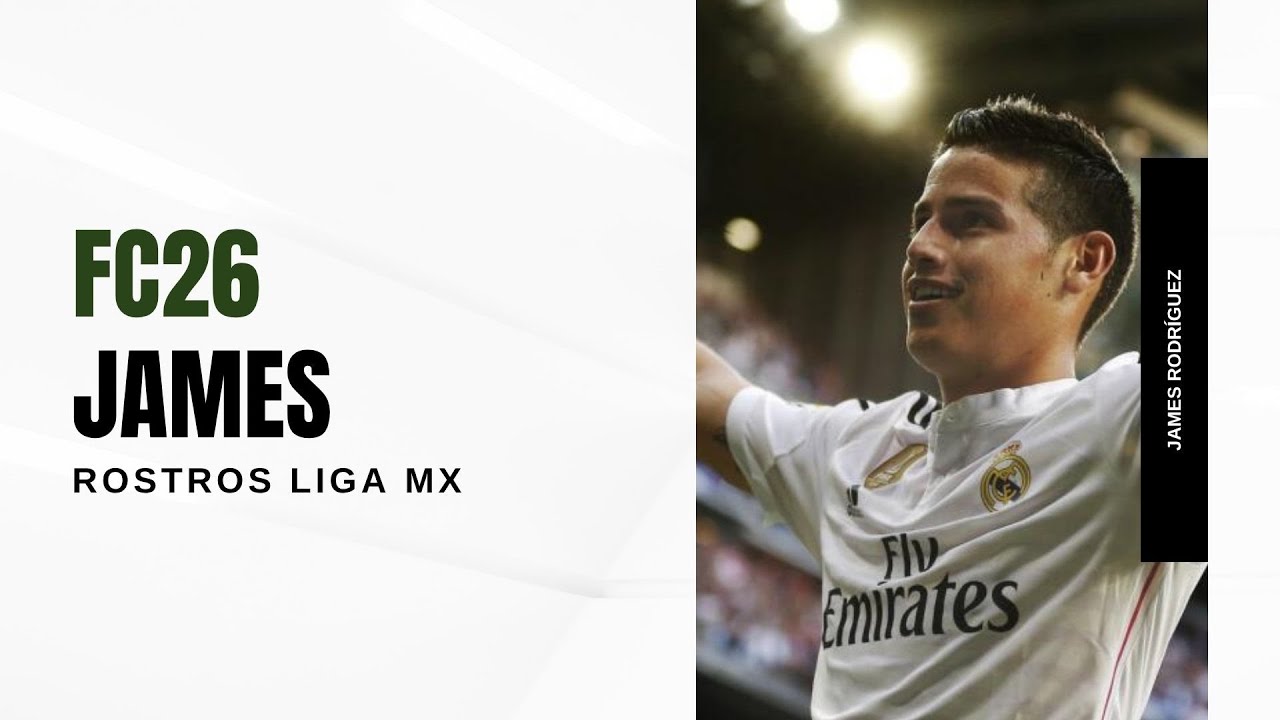 FC26 Creación de rostro Liga MX | James Rodríguez 