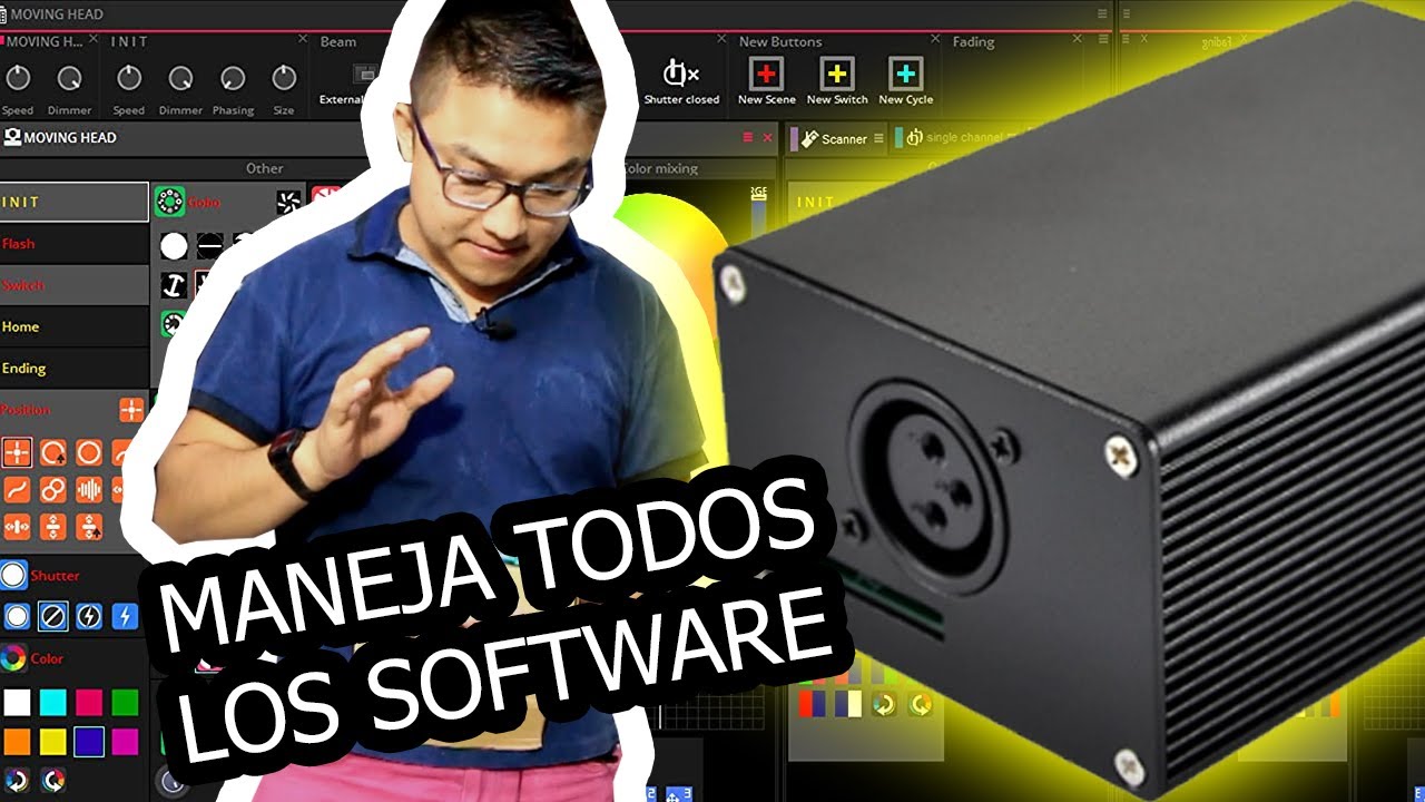 🎛️HD512 USB DMX: La Interface ideal para Iluminación DMX 💡