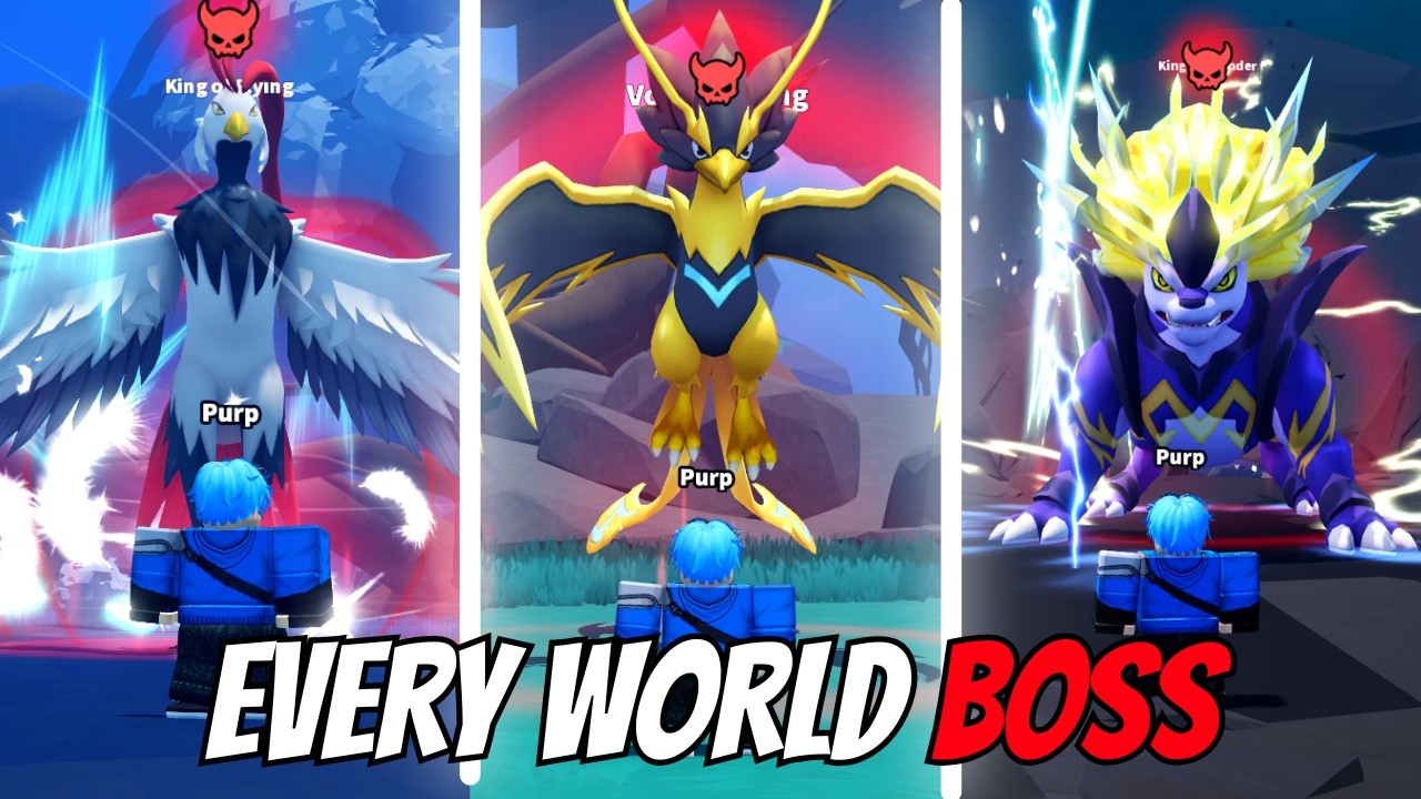 How to Beat EVERY World Boss (Solo Guide) | Evomon Roblox