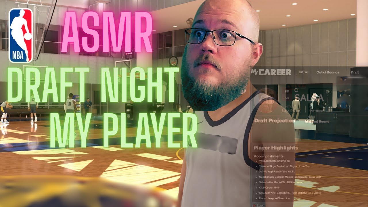 ASMR NBA 2K26 Draft night My Player Road to 99 OVR PT.5