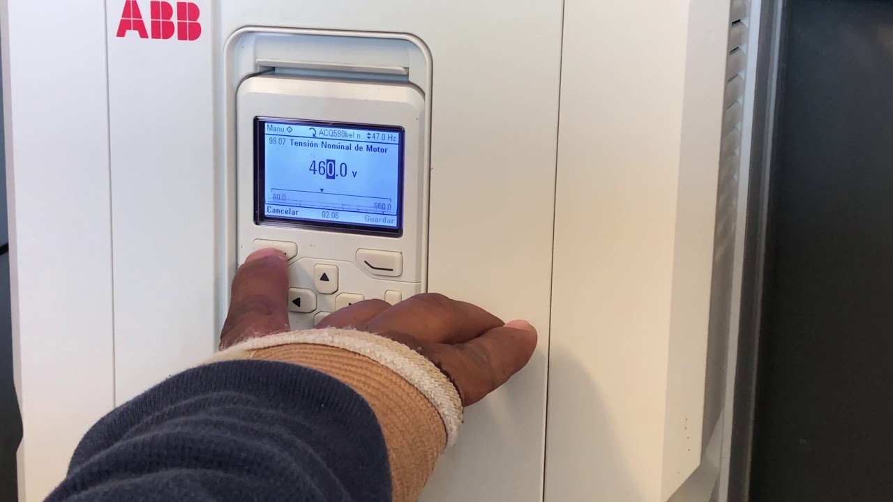 Configuración ABB ACQ580 México