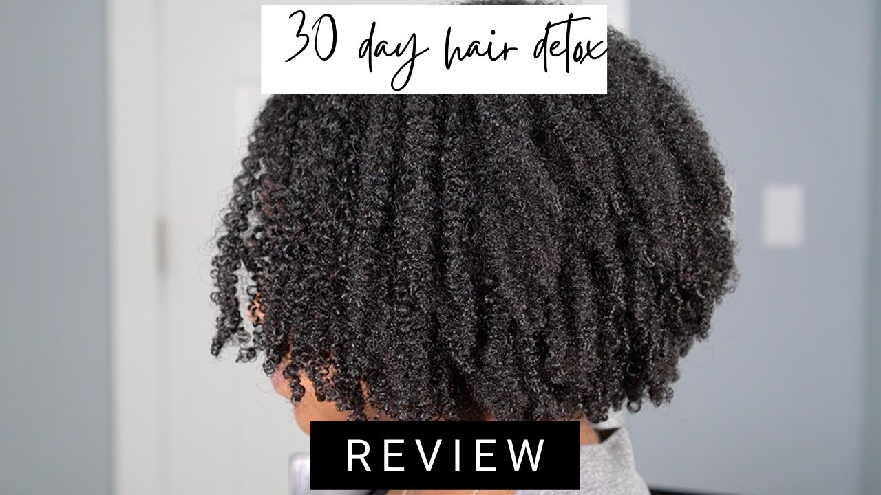 30 day hair detox review | no oils no butters | Wash and Go natural hair
