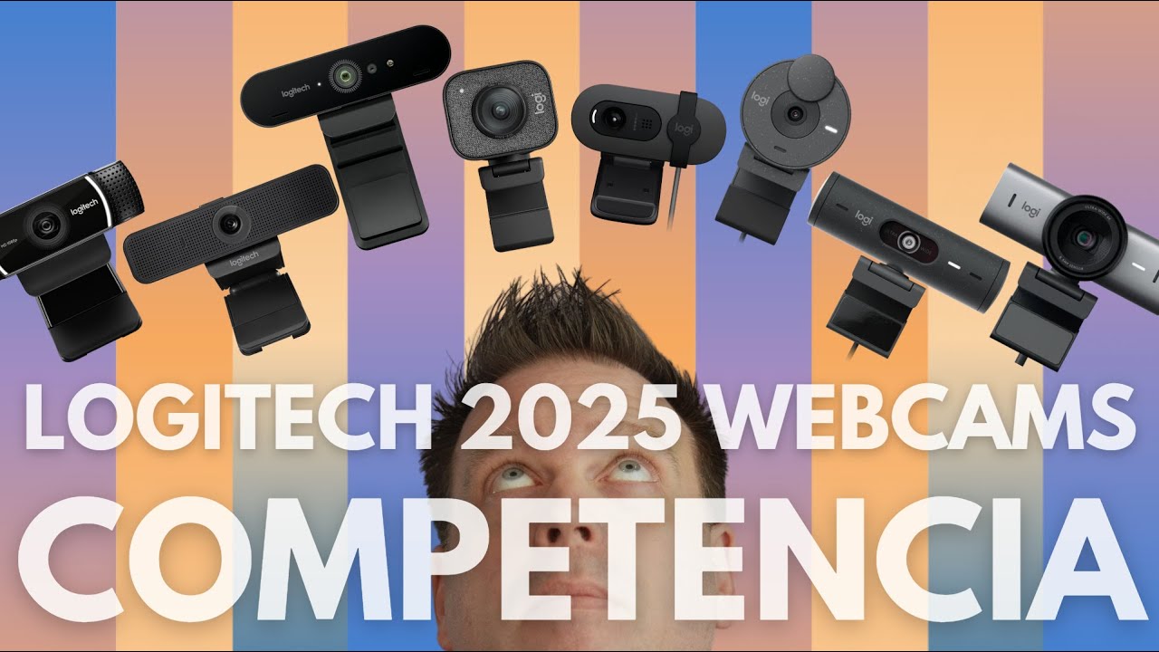 ¡Comparativa de cámaras web Logitech! C920, Brio 100, MX Brio y 5 más
