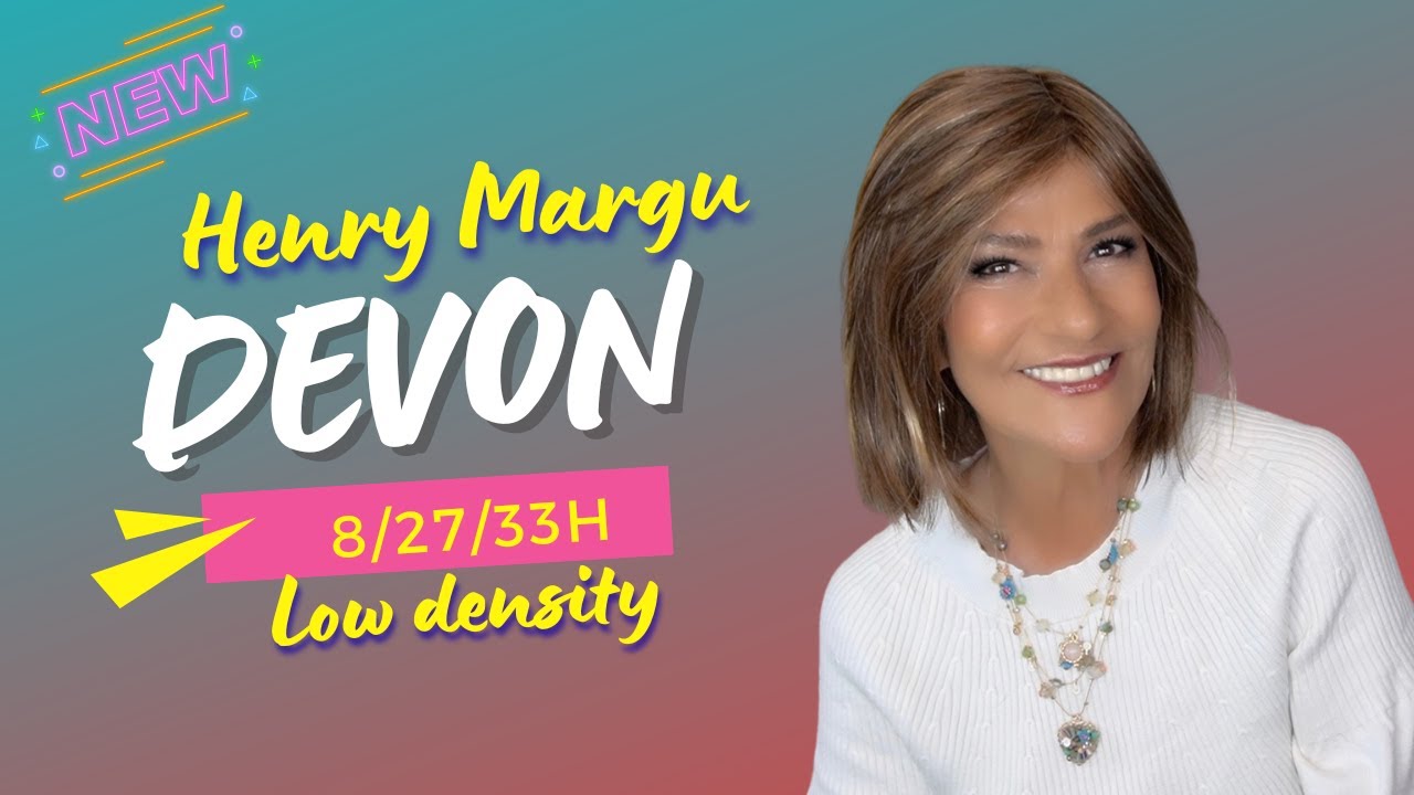 DEVON Wig | NEW HENRY MARGU | 8/27/33H | LOW DENSITY | Wig Review
