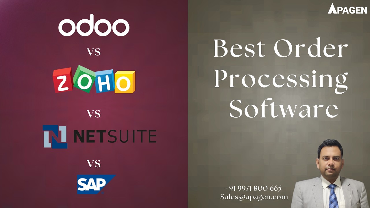 Odoo vs NetSuite vs Zoho vs SAP – Best Order Processing Software in 2026?