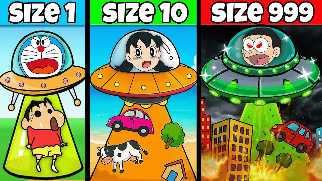 Shinchan And Nobita Became Monster UFO And Eat His Friends😱😱|| Funny Game Roblox Steal a Brainrot