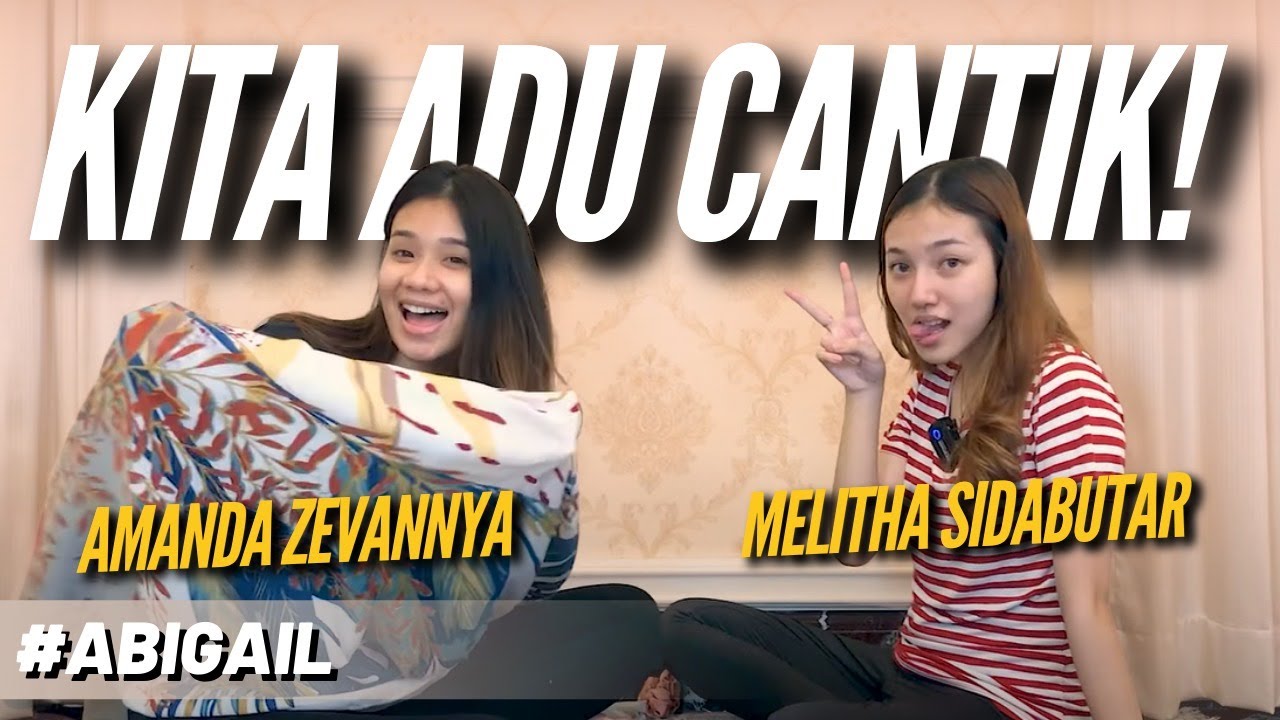 #ABIGAIL ep 3 |  Blindfolded Make-up Challenge with Amanda Zevannya and Melitha Sidabutar