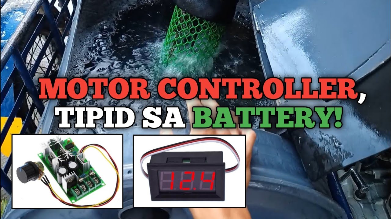 Aerator sa Live Tilapia nilagyan ko ng Motor Controller, Tipid sa Battery | PinedaTv