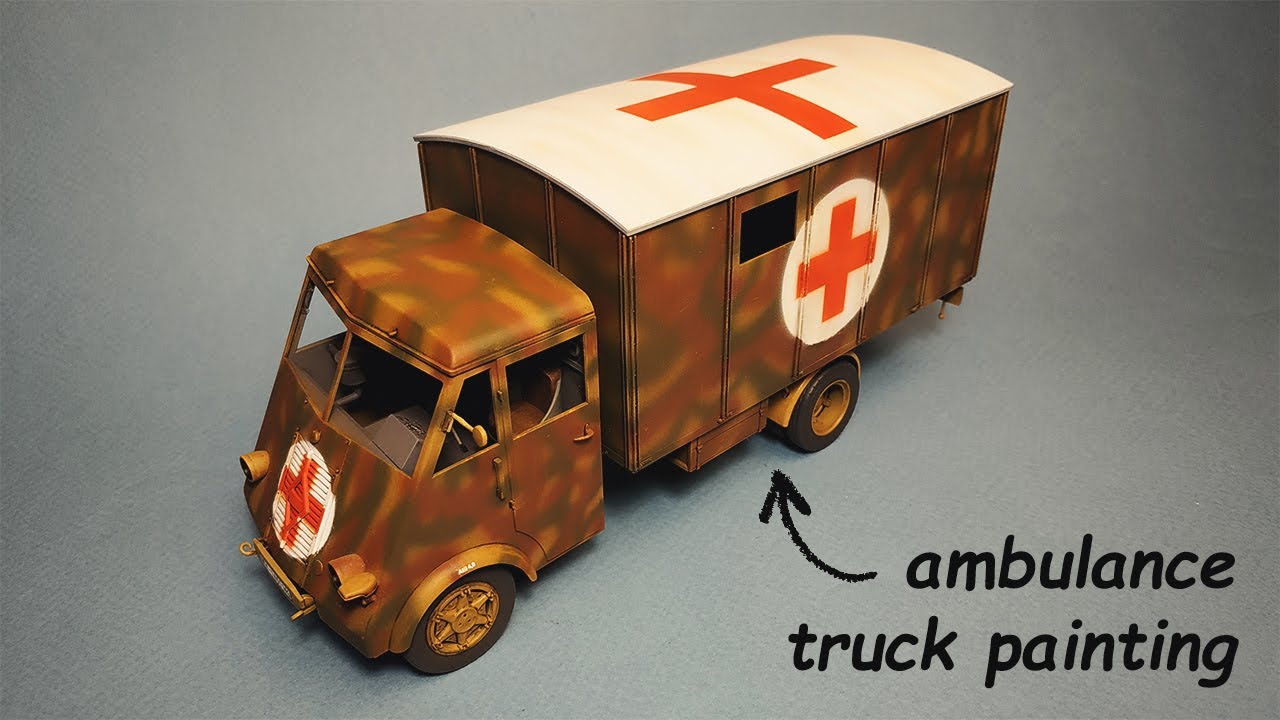Truck Painting Without Decals | Scale Plastic Model in 1/35 scale Part 4
