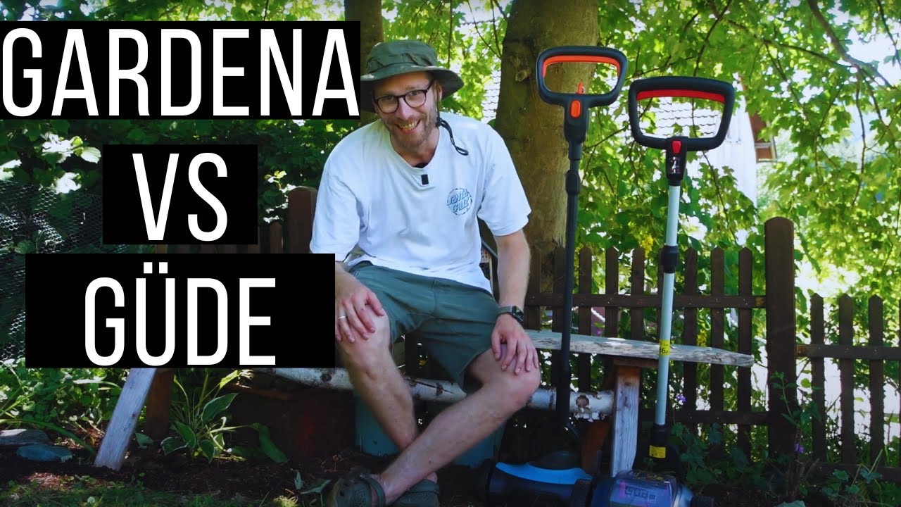 Akku-Einhandmäher | Gardena oder Güde? Wer macht das Rennen | Handymower 22/18 VS. ERM 18-201-23