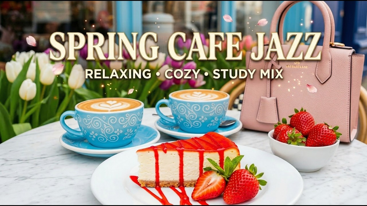 Golden Morning Jazz ☕ Cozy Cafe Jazz Music & Relaxing Bossa Nova Piano for Joyful Mood