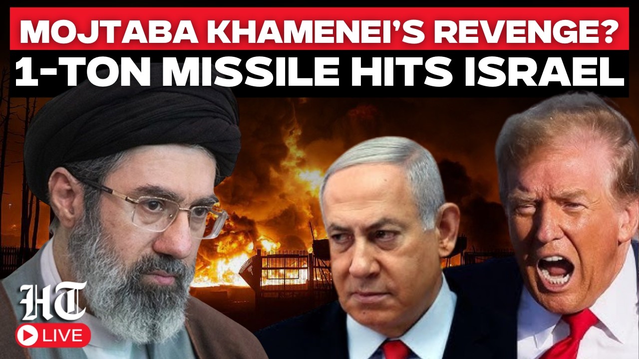 LIVE | Mojtaba Khamenei’s Revenge? Iran Unleashes 1-Ton Warhead Missile On Israel | Trump | USA