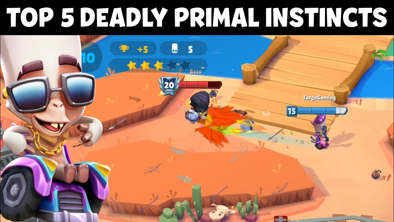 Top 5 Deadly Primal Instincts 🤔 | Zooba