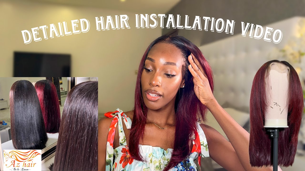 DETAILED HAIR INSTALLATION TUTORIAL|AZ Hair Review| Step-by-Step| Beginner Friendly + Chit Chat